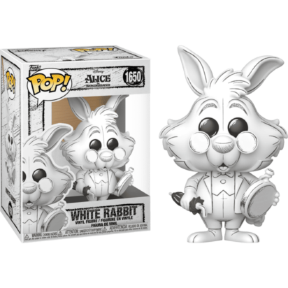 Disney POP! Vinyl Figure Sketched- White Rabbit 9 cm