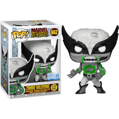 Marvel Zombies POP! Marvel Vinyl Figure Zombie Wolverine Glow in the Dark Limited 9 cm