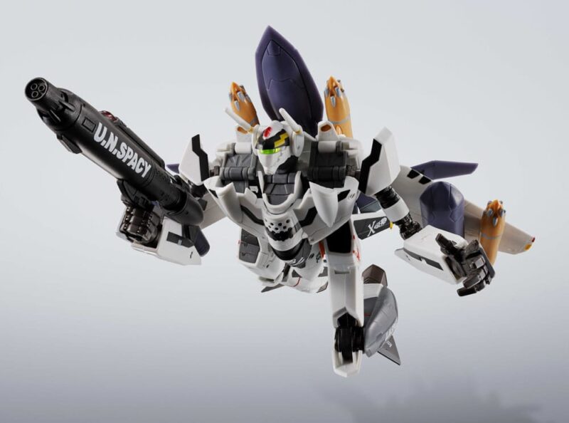 Macross 7 Hi-Metal R Action Figure VF-0S Phoenix (Roy Focker Use) & QF-2200D-B Ghost Set 14 cm - immagine 4