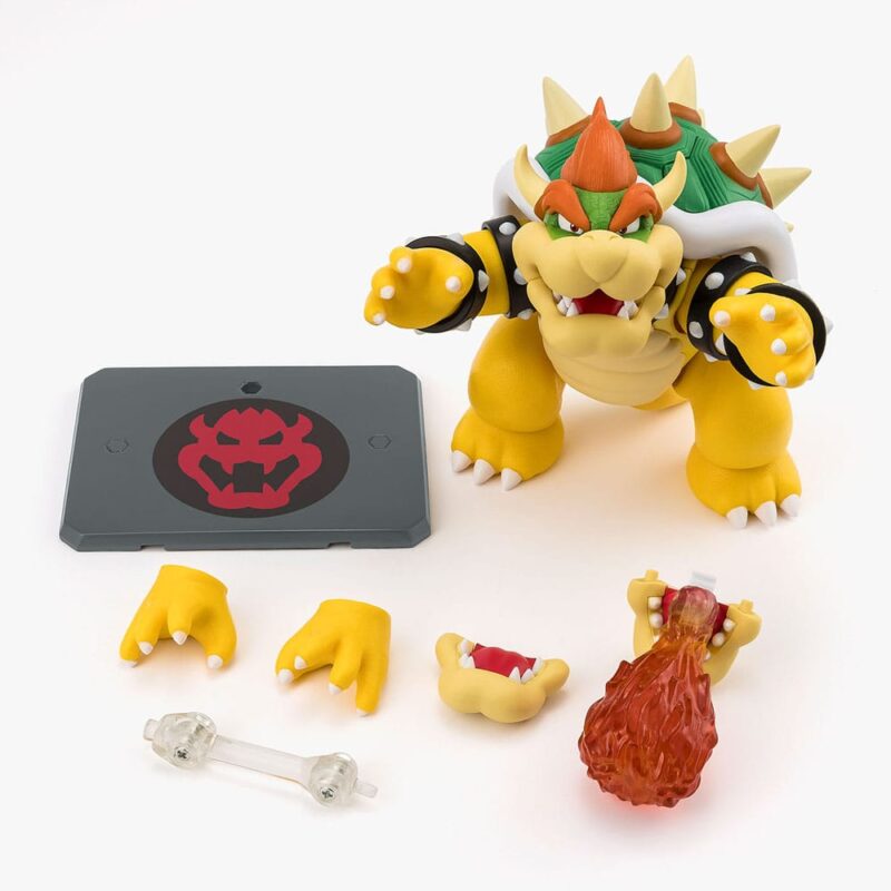 Super Mario S.H. Figuarts Action Figure Bowser 13 cm - immagine 4