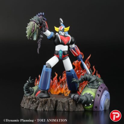 Grendizer Scene Selection 01 PVC Statue Grendizer a cry of Victory 14 cm