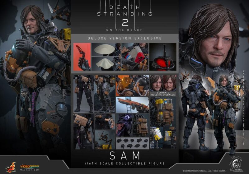 Death Stranding 2: On the Beach Videogame Masterpiece Action Figure 1/6 Sam (Deluxe Version) 31 cm - immagine 7