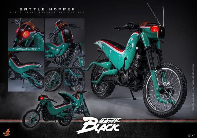 Kamen Rider Black Vehicle 1/6 Battle Hopper 36 cm - immagine 5