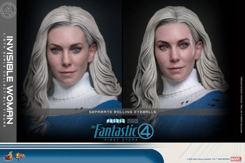 The Fantastic Four: First Steps Movie Masterpiece Action Figure 2-Pack 1/6 Invisible Woman & H.E.R.B.I.E. 28 cm - immagine 6
