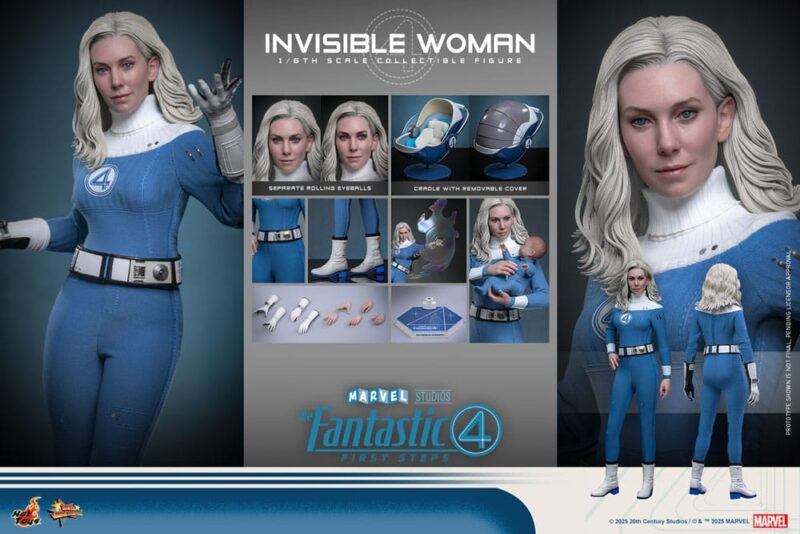 The Fantastic Four: First Steps Movie Masterpiece Action Figure 1/6 Invisible Woman 28 cm - immagine 6