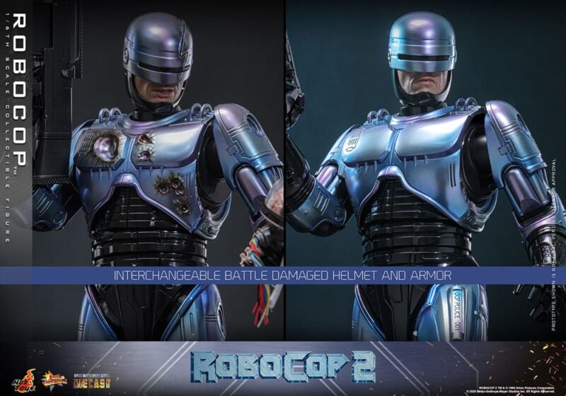 RoboCop 2 Movie Masterpiece Diecast Action Figure 1/6 RoboCop 30 cm - immagine 6