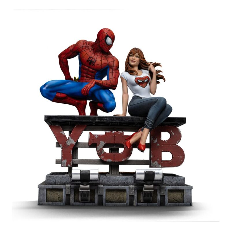 Spider-Man Diorama Art Scale Statue 1/6 Spider-Man and Mary Jane 35 cm - immagine 2