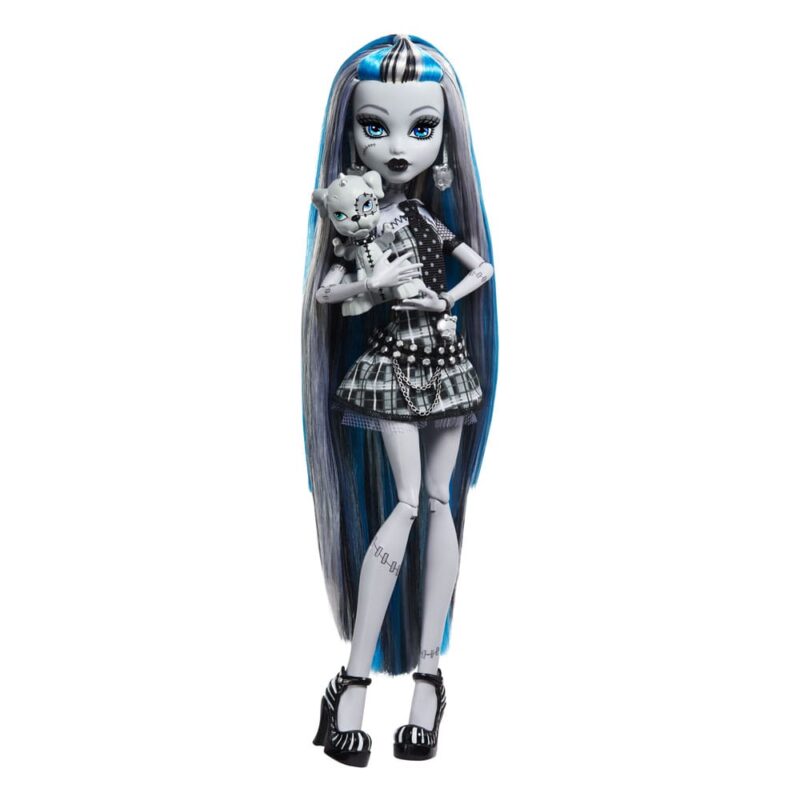 Monster High Reel Drama Doll Frankie Stein in Black And White - immagine 3