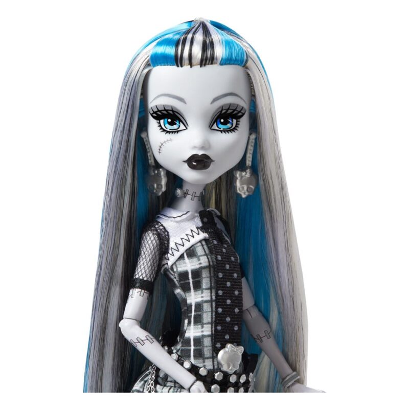 Monster High Reel Drama Doll Frankie Stein in Black And White - immagine 4