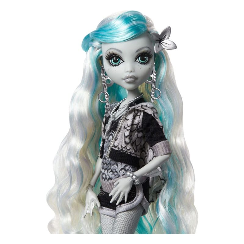 Monster High Reel Drama Doll Lagoona Blue in Black And White - immagine 4