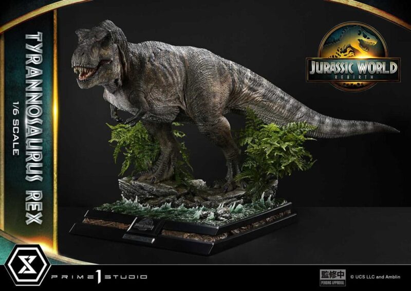 Jurassic World Rebirth Legacy Museum Collection Statue 1/6 Tyrannosaurus Rex 94 cm - immagine 4