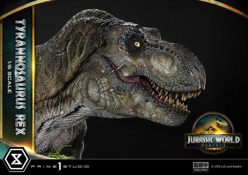 Jurassic World Rebirth Legacy Museum Collection Statue 1/6 Tyrannosaurus Rex 94 cm - immagine 6