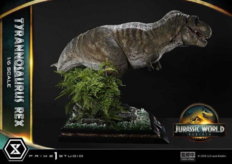 Jurassic World Rebirth Legacy Museum Collection Statue 1/6 Tyrannosaurus Rex 94 cm - immagine 8