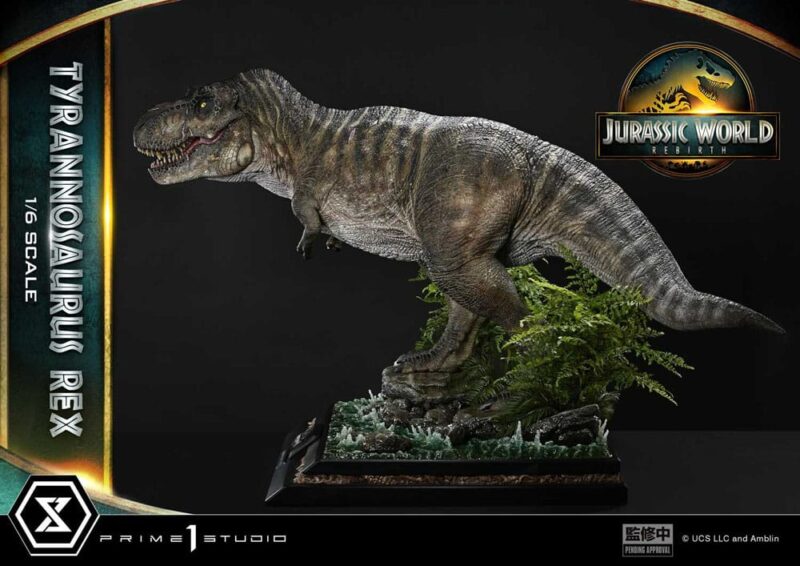 Jurassic World Rebirth Legacy Museum Collection Statue 1/6 Tyrannosaurus Rex Bonus Version 94 cm - immagine 4
