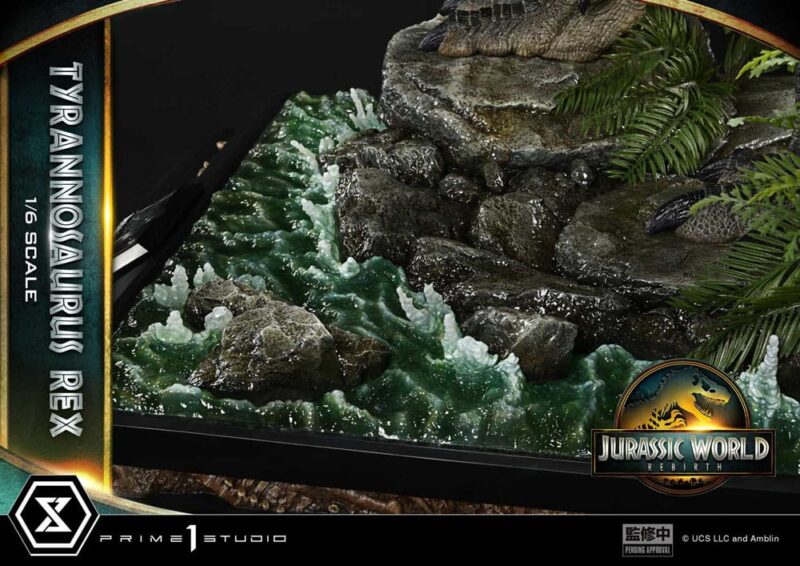 Jurassic World Rebirth Legacy Museum Collection Statue 1/6 Tyrannosaurus Rex 94 cm - immagine 9