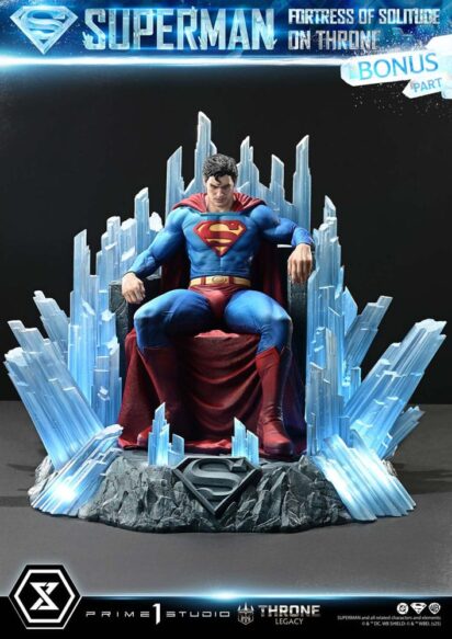 DC Comics Throne Legacy Collection Statue Statue 1/4 Superman Fortress of Solitude on Throne (Design by Gabriele Dell'Otto) Ultimate Bonus Version
