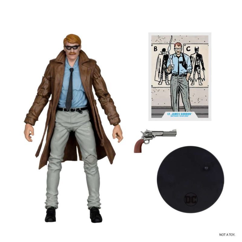 Dc Multi Commissioner Gordon Year One Pt4 Gold Label Action Figure - immagine 2