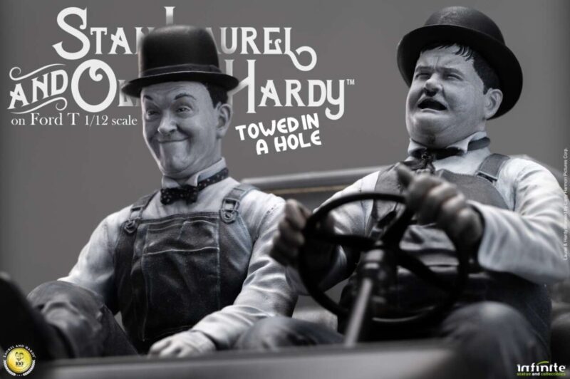 Laurel & Hardy Towed in a Hole Ford T 1/12 Scale - immagine 4