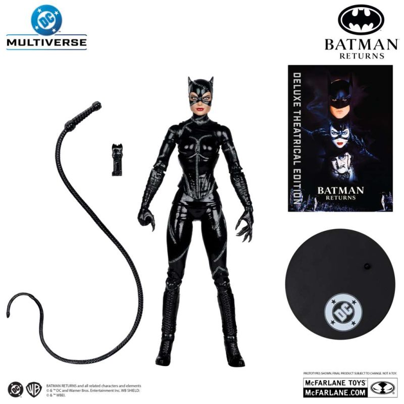 Dc Theatrical Dlx Batman Returns Action Figure Catwoman 16 cm - immagine 2