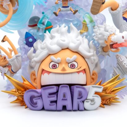 ONE PIECE S.H. FIGUARTS WORLD COLLECTABLE FIGURE PREMIUM MONKEY D.LUFFY GEAR 5 SPECIAL DIORAMA 21CM