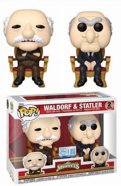 The Muppets POP! Television Vinyl Figures 2-Pack Waldorf & Statler 9 cm