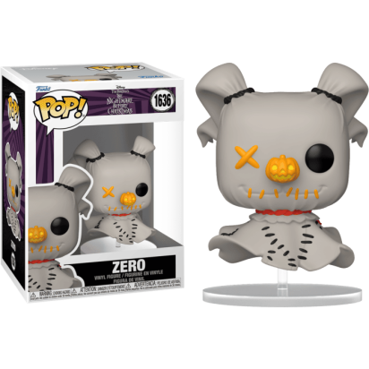 Nightmare before Christmas POP! Disney Vinyl Figure Zero (Patchwork) 9 cm