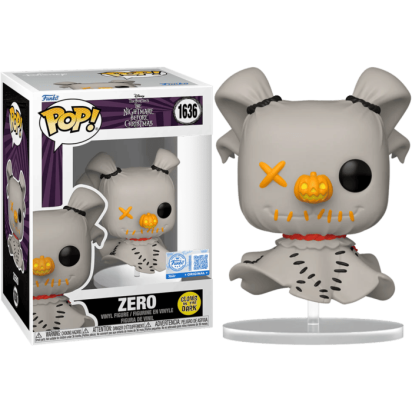 Nightmare before Christmas POP! Disney Vinyl Figure Zero (Patchwork) Glow in the Dark Limited 9 cm