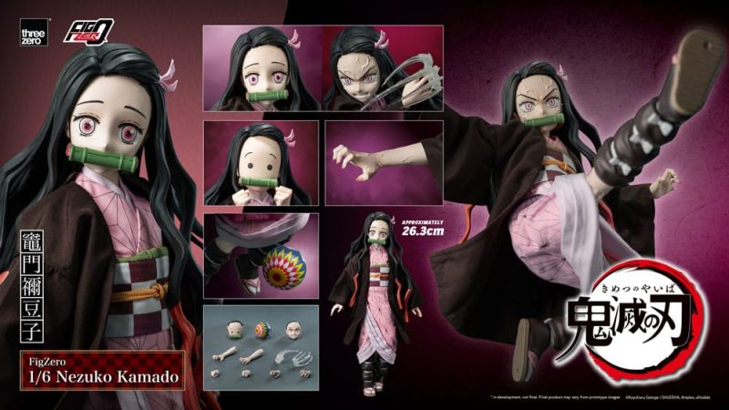Demon Slayer: Kimetsu no Yaiba FigZero Action Figure 1/6 Nezuko Kamado 26 cm - immagine 6