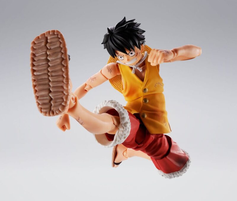 One Piece S.H.Figuarts Action Figure Monkey D. Luffy Marineford 15 cm - immagine 3