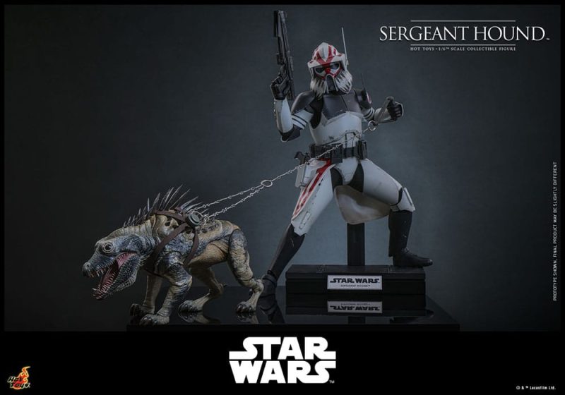 Star Wars: The Clone Wars Action Figure 1/6 Sergeant Hound 30 cm - immagine 8