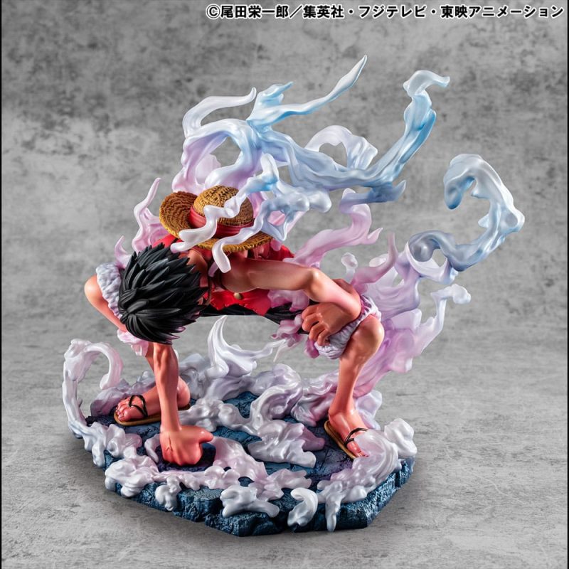 One Piece P.O.P PVC Statue Monkey D. Luffy Gear 2 Limited Edition 19 cm - immagine 2