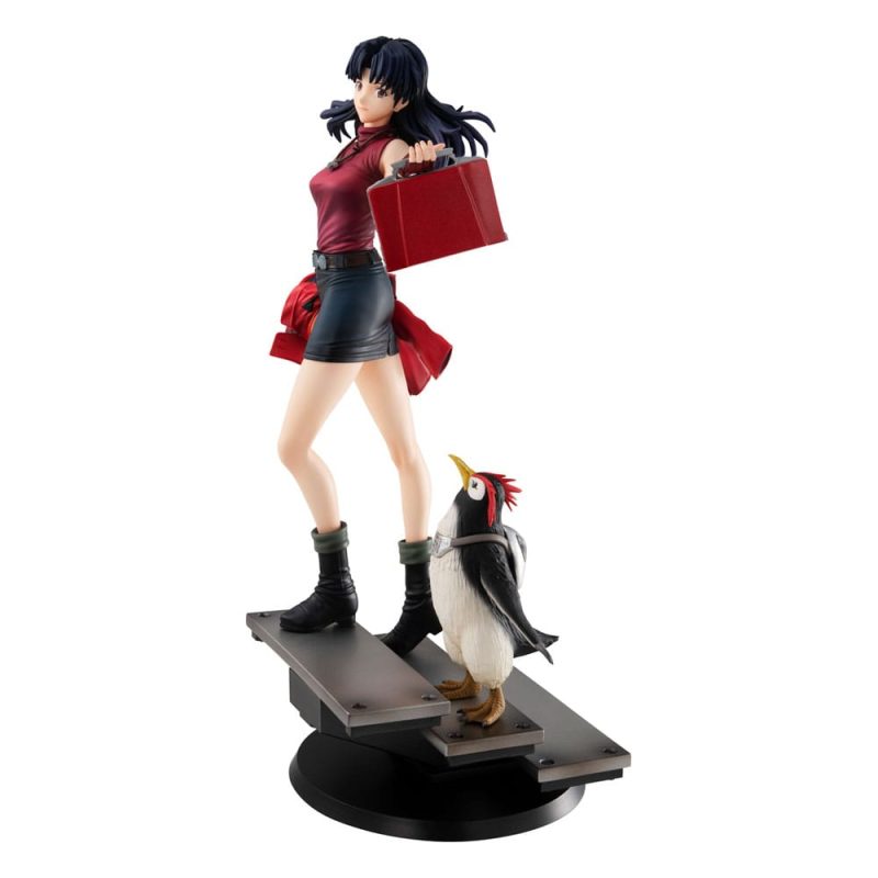 Rebuild of Evangelion Gals PVC Statue Misato Katsuragi & Pen Pen 25 cm - immagine 2