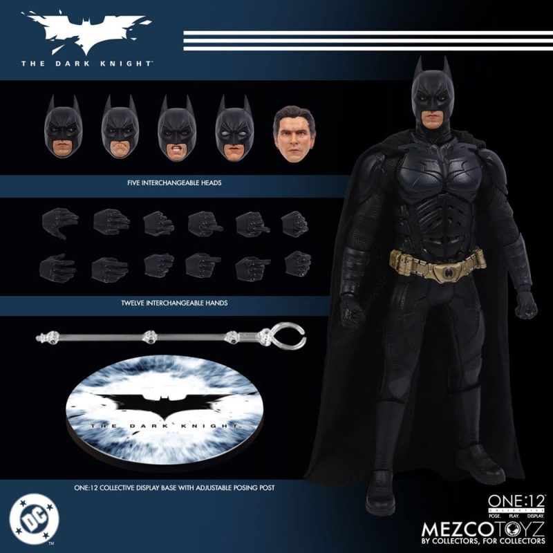 The Dark Knight Action Figure 1/12 Batman 17 cm - immagine 6