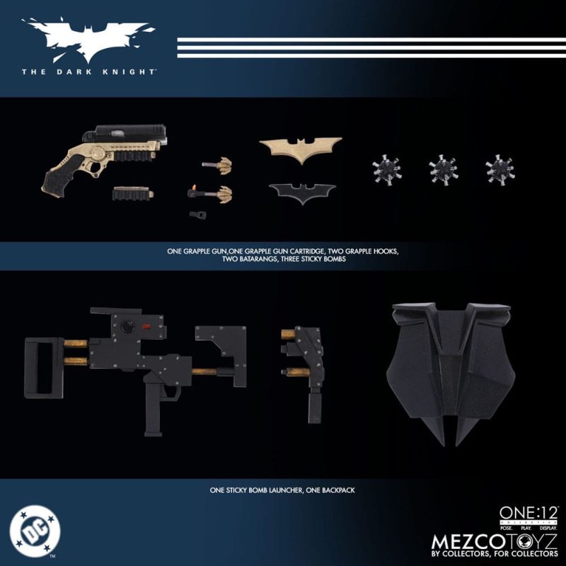 The Dark Knight Action Figure 1/12 Batman 17 cm - immagine 7