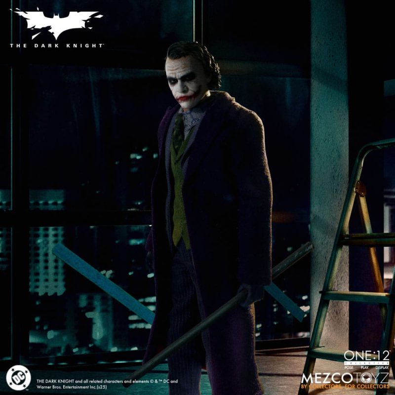 The Dark Knight Action Figure 1/12 Joker 17 cm - immagine 3