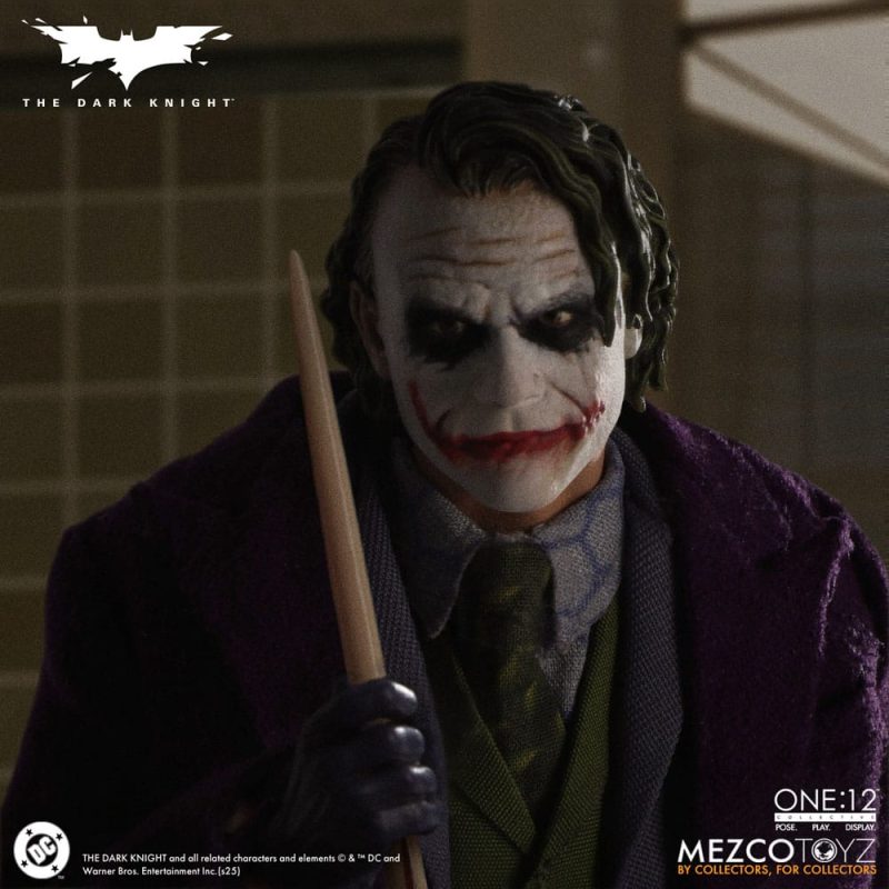 The Dark Knight Action Figure 1/12 Joker 17 cm - immagine 4