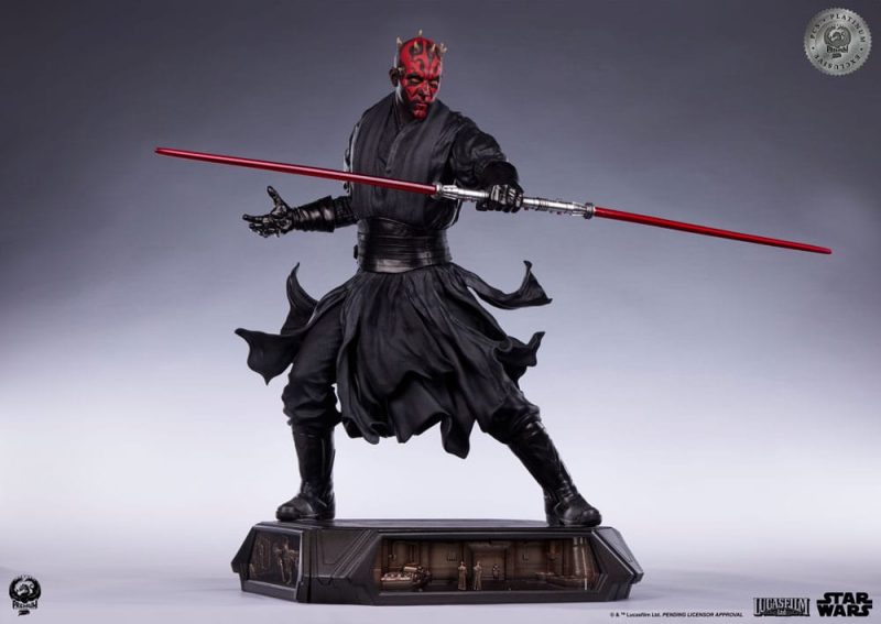 Star Wars Epic Series Statue 1/3 Darth Maul Platinum Exclusive 86 cm - immagine 6