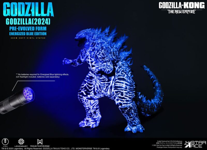 Godzilla vs. Kong: The New Empire Soft Vinyl Statue Godzilla (2024) Evolved Blue Edition 28 cm - immagine 4