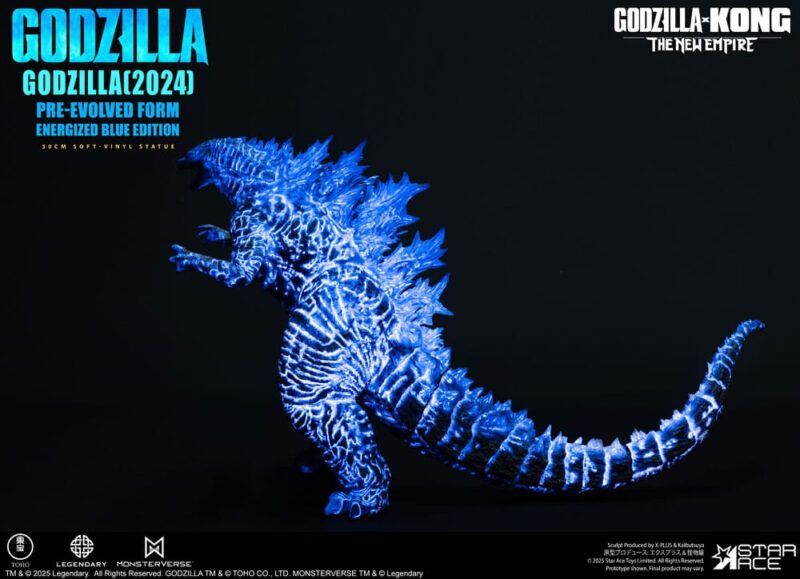 Godzilla vs. Kong: The New Empire Soft Vinyl Statue Godzilla (2024) Evolved Blue Edition 28 cm - immagine 5