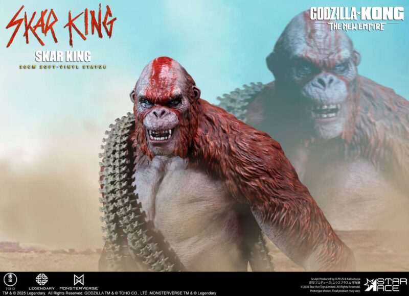 Godzilla vs. Kong: The New Empire Soft Vinyl Statue Skar King Unleash the Titan 30 cm - immagine 2