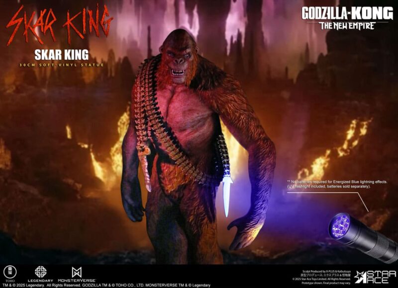 Godzilla vs. Kong: The New Empire Soft Vinyl Statue Skar King Unleash the Titan 30 cm - immagine 3