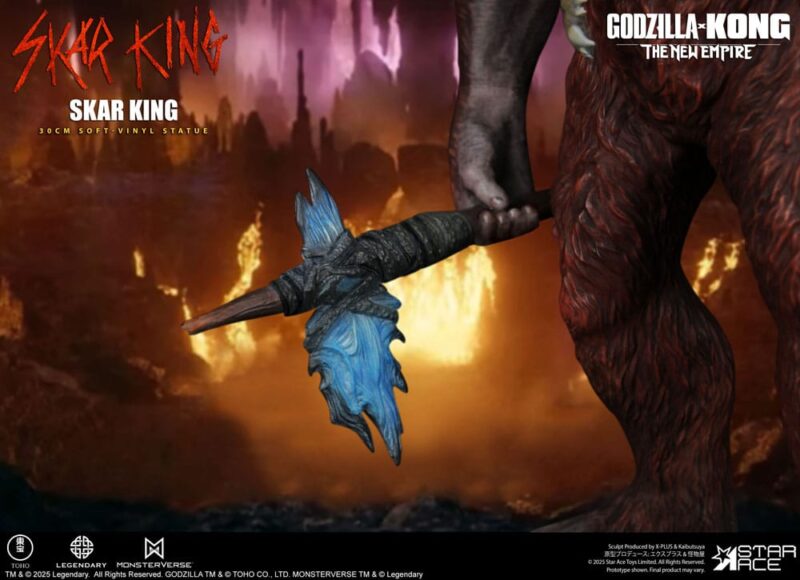 Godzilla vs. Kong: The New Empire Soft Vinyl Statue Skar King Unleash the Titan 30 cm - immagine 4