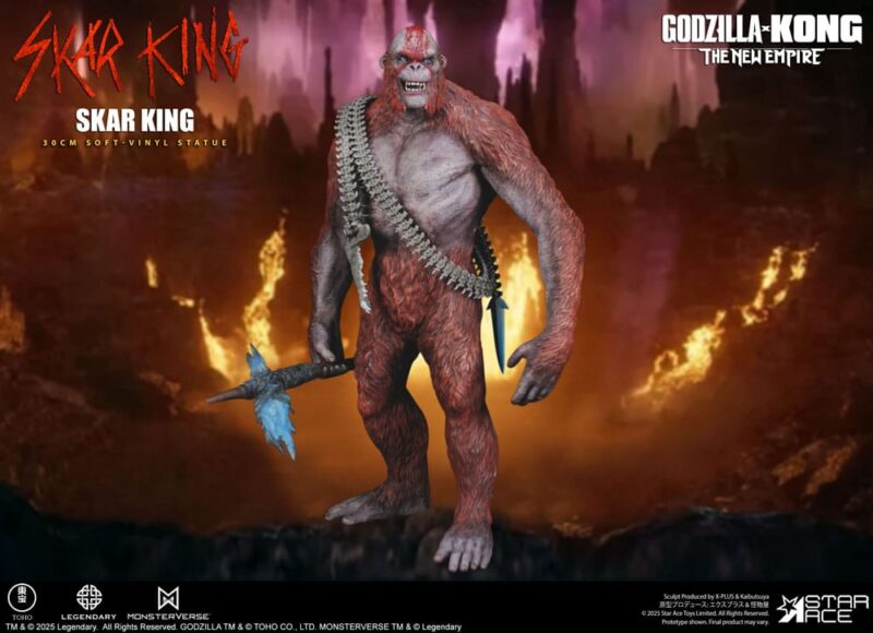 Godzilla vs. Kong: The New Empire Soft Vinyl Statue Skar King Unleash the Titan 30 cm - immagine 5