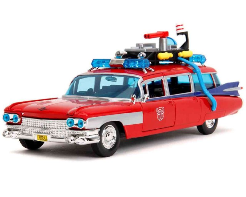 Ghostbusters - Transformers - Ecto-1 x Optimus Prime - Limited Edition - 1:24 Die-Cast Model