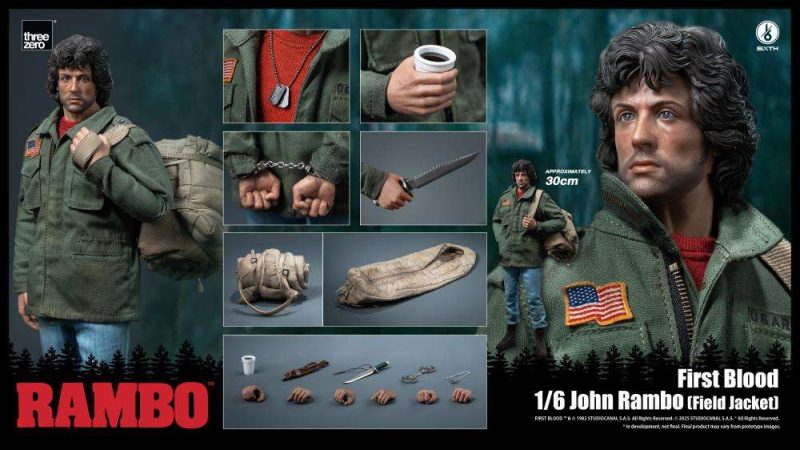 Rambo: First Blood Action Figure 1/6 John Rambo (Field Jacket) 31 cm - immagine 5