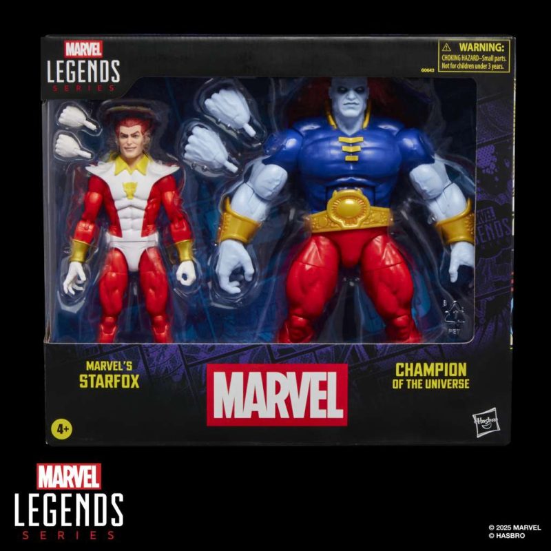 Marvel Legends Starfox and Champion of the Universe Action Figures 15 cm