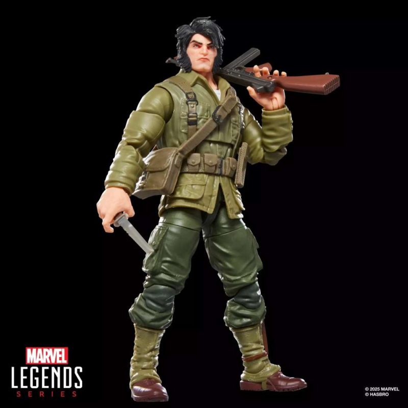 Marvel Legends Executioner Bfs Wolverine Wwii Logan Action Figure - immagine 2