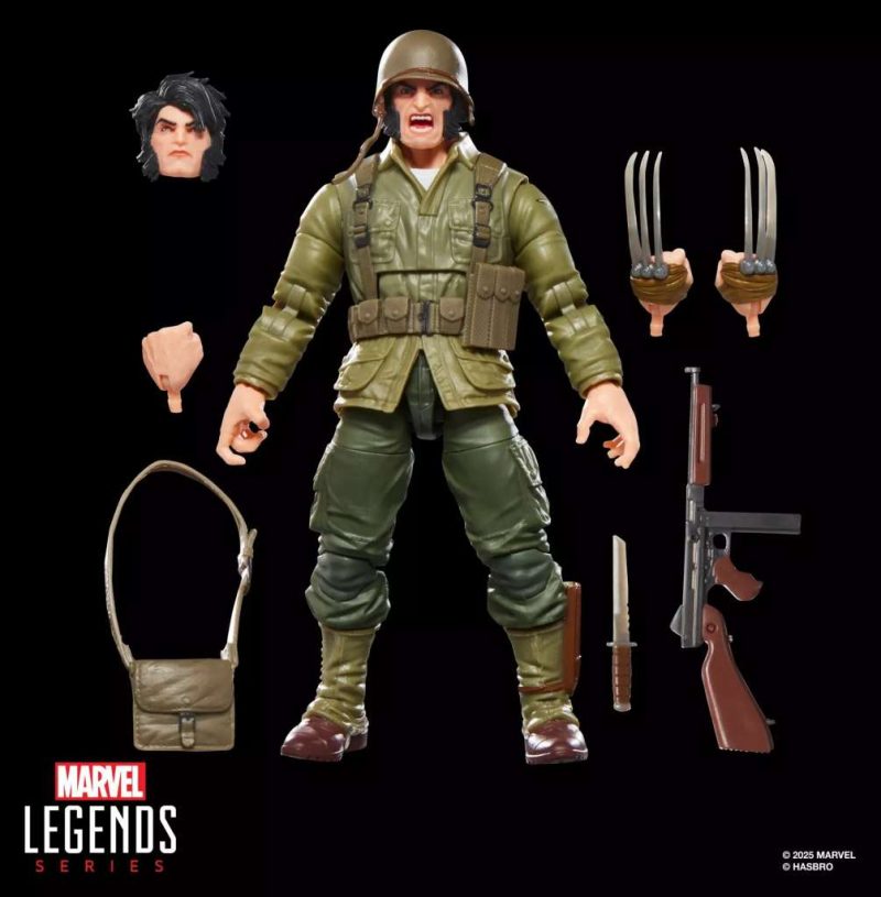 Marvel Legends Executioner Bfs Wolverine Wwii Logan Action Figure - immagine 4