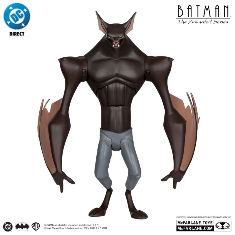 Dc Direct Batman Animated Manbat Deluxe Gold Label Figure - immagine 3
