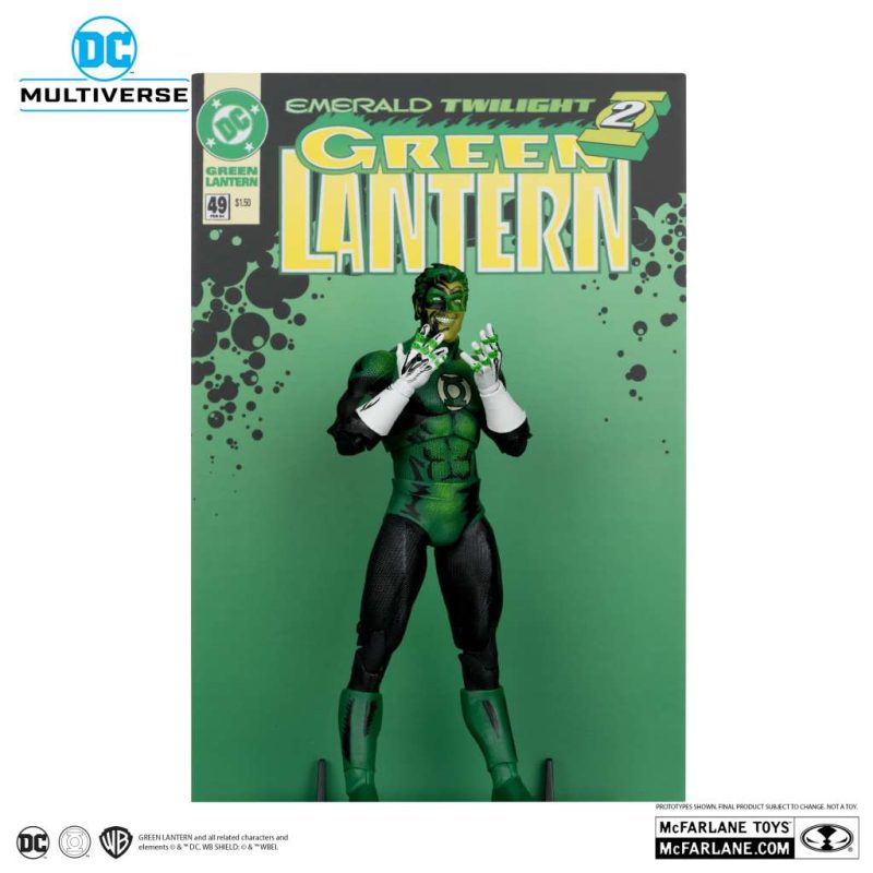 Dc Multiverse Cover Recreations Green Lantern Emerald Twilight Figure - immagine 4